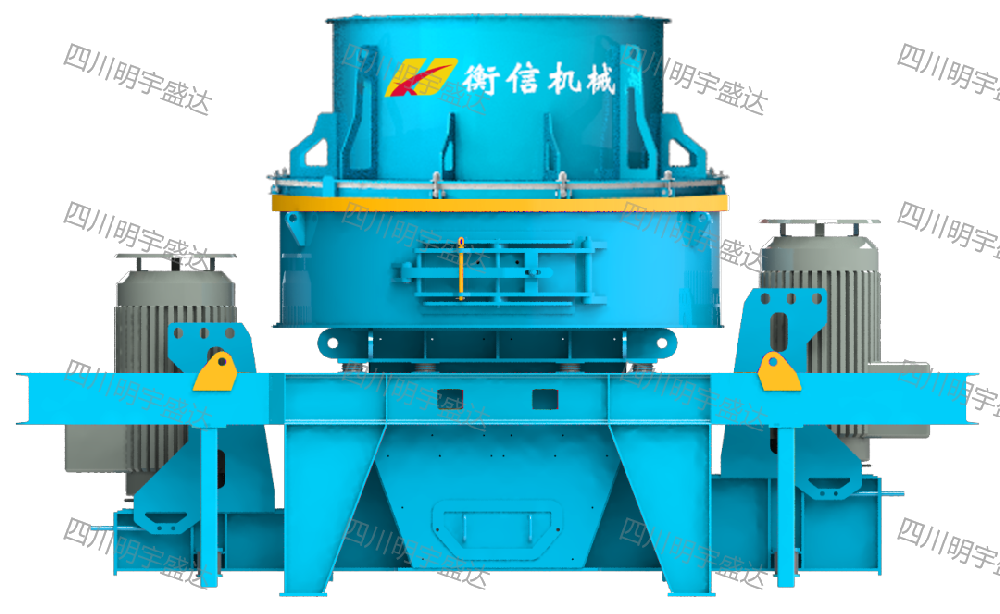 【設備展示】MYPL系列立軸式沖擊破+2HXLS雙螺旋洗砂機